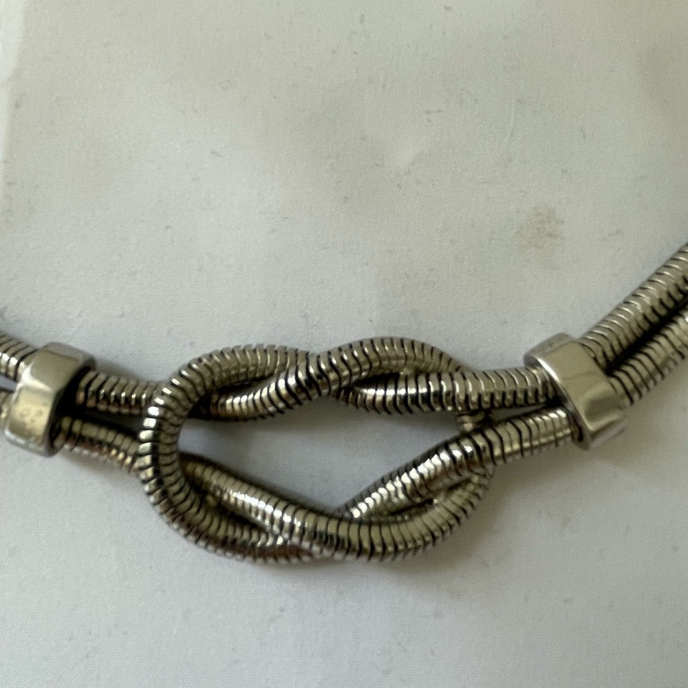 Source Unknown Silver Necklace - image 3